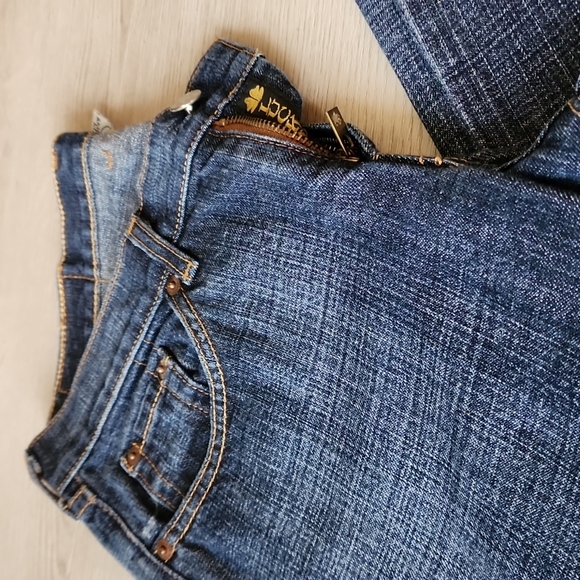 LUCKY BRAND JEANS SIZE 28 FLARE MIDRISE - Picture 2 of 4